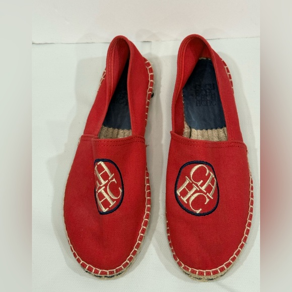 Carolina Herrera Vibrant Red Espadrilles